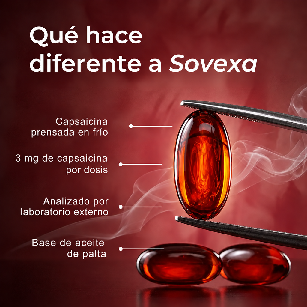 Qué hace diferente a la capsaicina de Sovexa