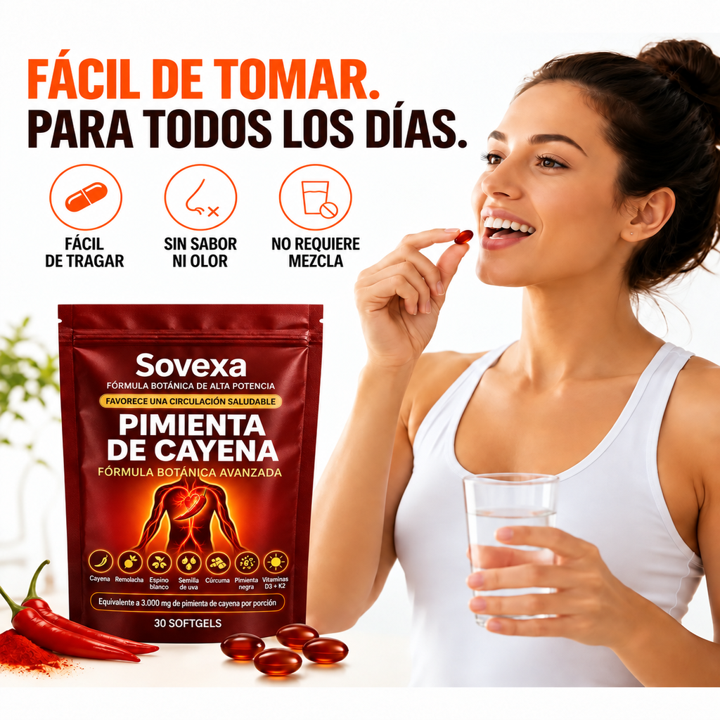 Sovexa es fácil de tomar todos los días