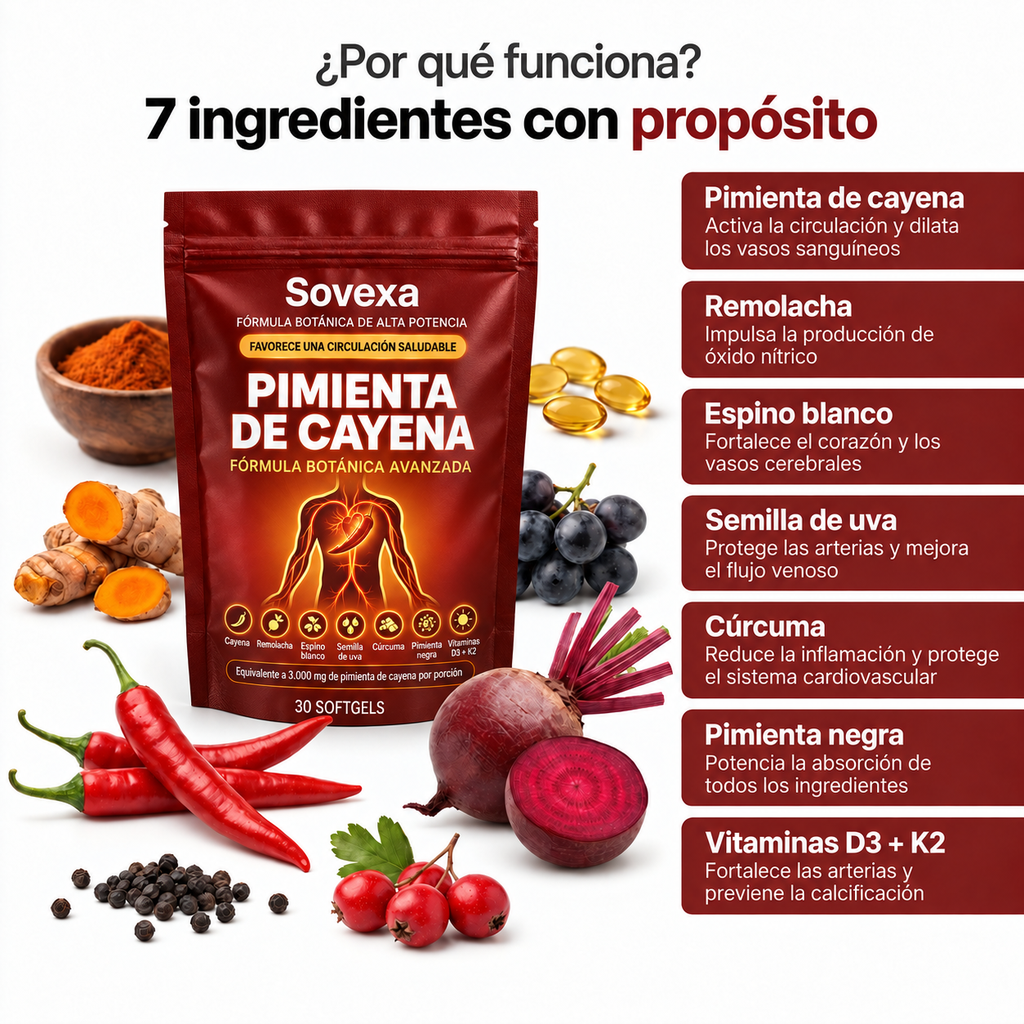 Ingredientes de Sovexa