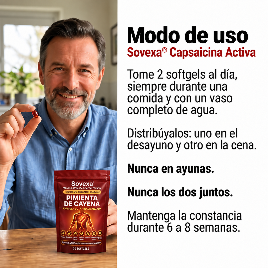 Modo de uso de Sovexa